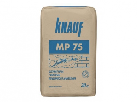 картинка KNAUF Штукатурка гипсовая МП-75 машинная 30 кг 